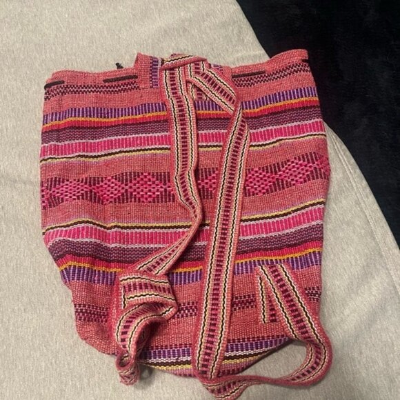 Pink Woven Bag - Picture 2 of 2